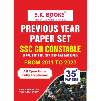 Previous Year Paper for SSC Constable GD (2011-2023) With Solution English Medium (As per new pattern) Previous Year Paper for SSC Constable GD (2011-2023) With Solution English Medium (As per new pattern)