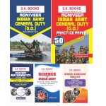 5 Books Set ( Kit ) for Agniveer Army Soldier General Duty GD English Medium